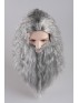 Santa Claus Grey Wig and Beard Set HX-020